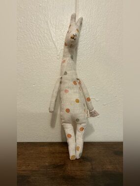 A Rare Maileg Safari Friends Giraffe Plush Lightweight Cotton Fabric Toy